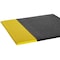 Crown Matting Technologies Antifatigue Mat, 6' L x 4' W, 3/8" Thickness, Zedlan Foam, Black/Yellow CK 0046YB - alternate 2